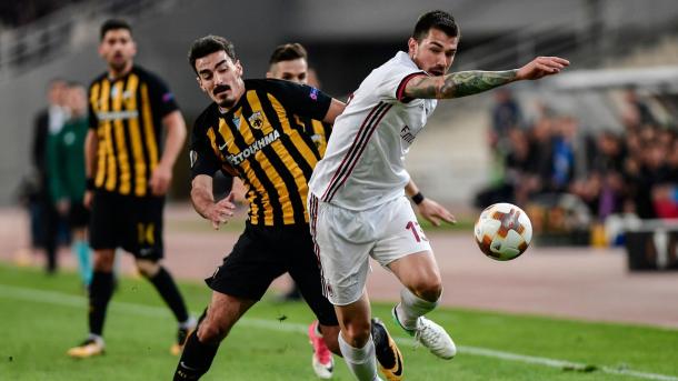 Milan y AEK se enfrentaron en la Europa League el curso pasado | FOTO: Getty Images