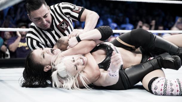 Baszler impressed again. Photo-WWE.com