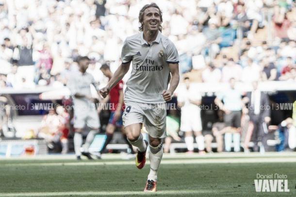 Modric celebra un gol/ Foto: Vavel