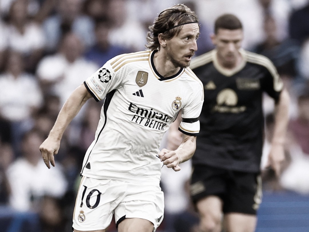 Luka Modric intentó ser el eje futbolístico | Foto: Real Madrid