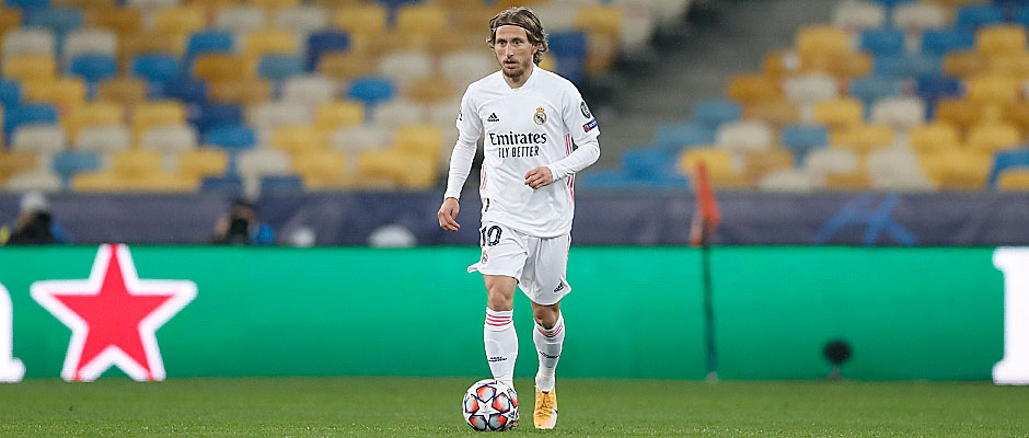 Modric en un encuentro de esta temporada. Fuente: Real Madrid