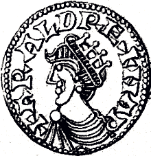 Moneda de Harald III de Noruega, Fuente: Wikicomons