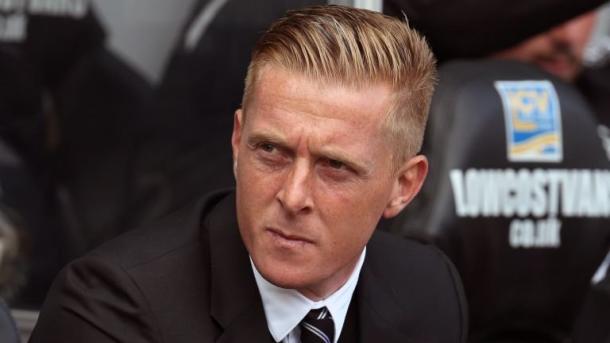 Could Monk, pictured on the Swansea bench, take charge at Villa? (photo: getty)