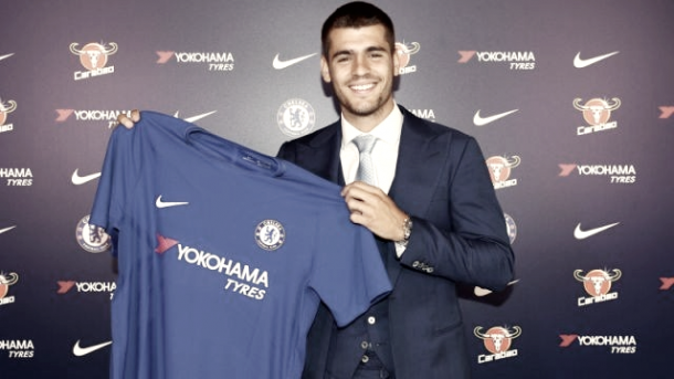 Morata presentado como jugador 'Blue' | Foto: Web oficial Chelsea