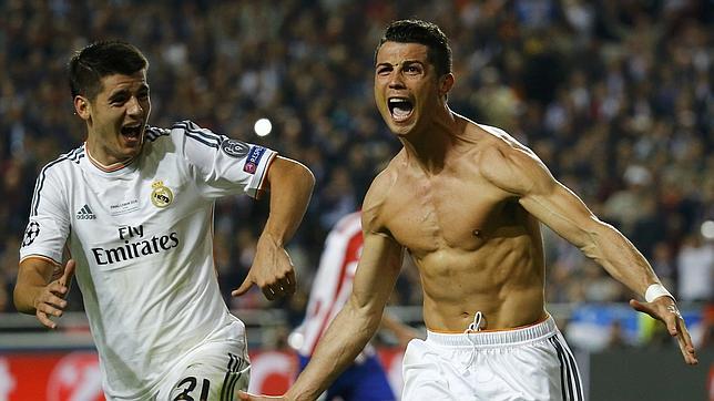 Morata celebra el gol junto a Cristiano / Real Madrid