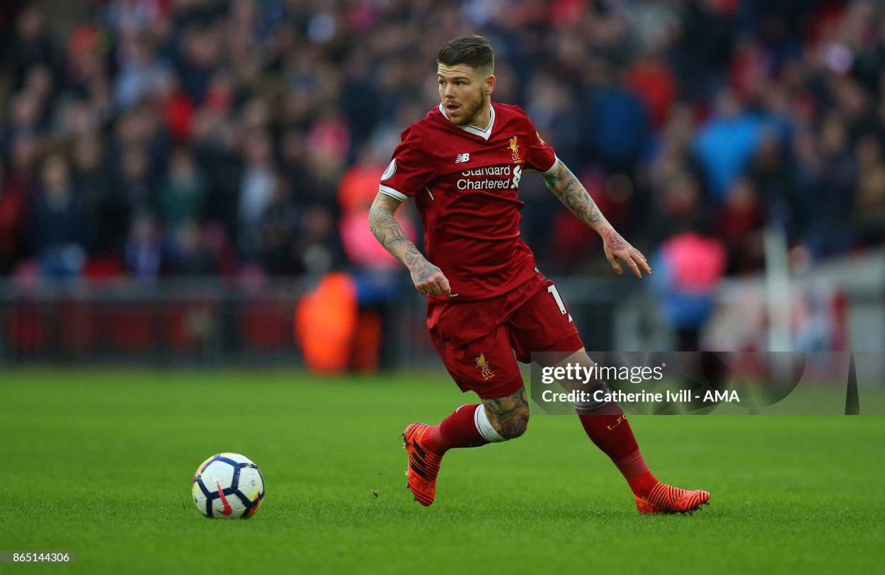 Moreno playing against Tottenham - (Photo by Catherine Ivill/AMA via Getty Images)