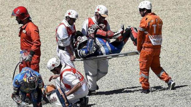 Baz clearly in pain following incident at Mugello GP - www.ouest-france.fr