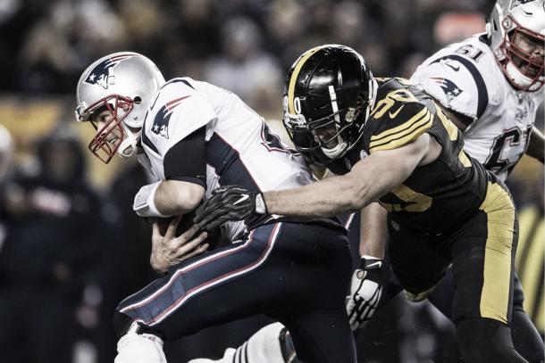 T.J. Watt realizó el único sack de su equipo | Foto: Steelers.com