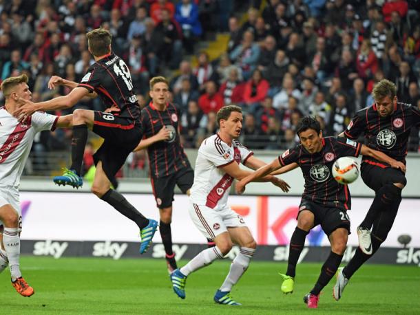 Can Frankfurt make Marco Russ' unfortunate own-goal meaningless in Nürnberg? | Image source: kicker - Getty Images