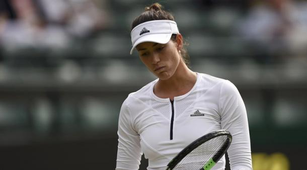 A dejected Muguruza at Wimbledon (Source : Reuters)