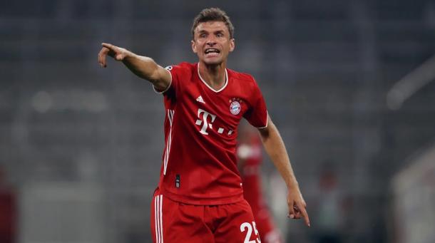 Müller en el partido frente al Chelsea / FOTO: Bayern