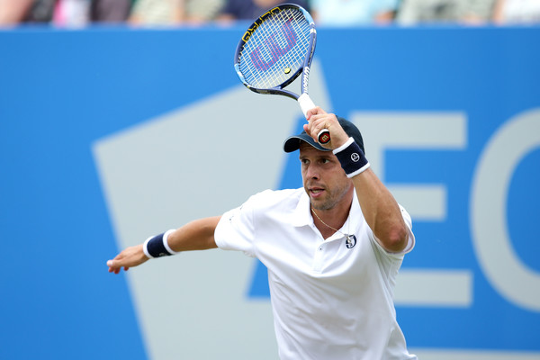 Muller in action at the Aegon Open in Nottingham (Photo by Daniel Smith / Source : Getty Images)