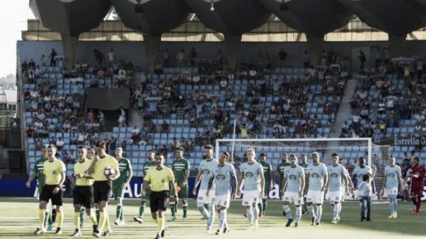 Munuera arbitró su primer partido en Primera en la jornada inicial, durante el Celta-Leganés | Fotografía: La Liga