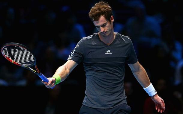Djokovic's nearest rival Murray endured a torrid return to the ATP main tour. In action at the World Tour Finals(Source: ATP)