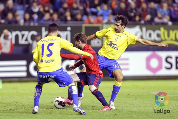 Osasuna y Las Palmas se enfrentaron por última vez en mayo de 2015 con motivo de la 39ª jornada de Segunda División