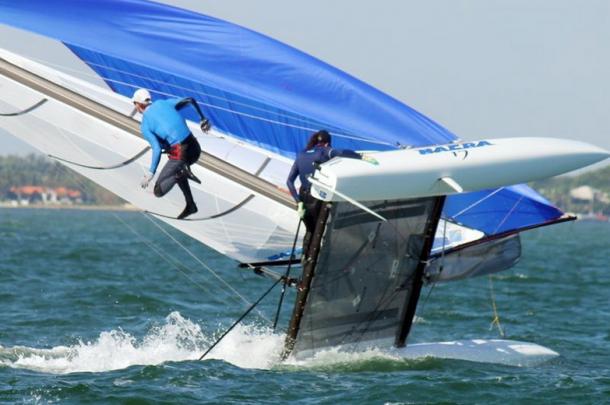 It's not always easy to keep control of the boat (photo : Getty Images)