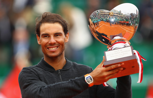 The Spaniard won his first title of 2017 in Monte Carlo (Photo by Clive Brunskill / Source: Getty)