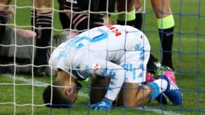 Lorenzo Insigne si dispera dopo il 2-1 mancato - Foto Gazzetta Dello Sport