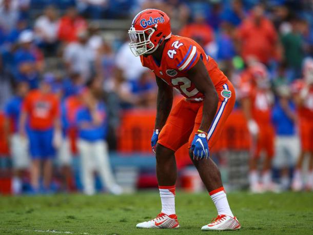 Keanu Neal in action for the Florida Gators last season. (Source: Rob Foldy/Getty Images) 