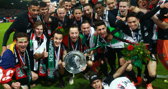 El NEC ganó la Jupiler League con récord de puntos. (Foto: vi.nl)