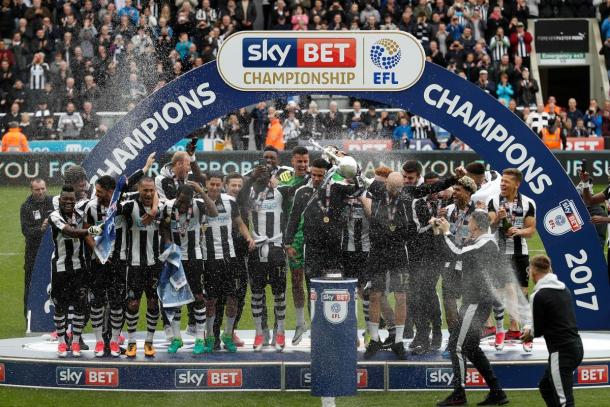 Newcastle campeon de la Championship 2017! Foto: Newcastle