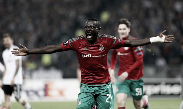 Oumar Niasse has scored 12 goals and provided 10 assists in 21 games for Lokomotiv Moscow this season. | Image: Anadolu Agency/Getty Images)