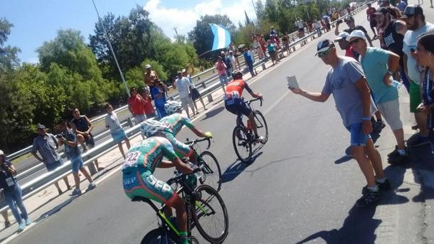 Nibali, Dotti y Nájar animaron la última etapa con una valiente escapada | Foto: Vuelta a San Juan 
