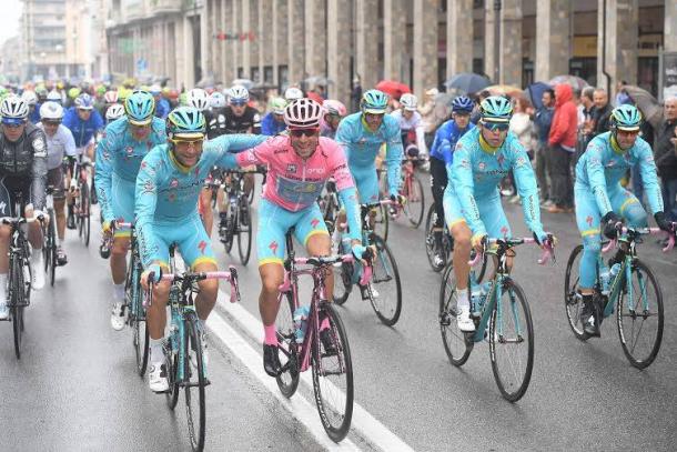 Vincenzo Nibali, ya en las filas de Bahrein-Merida, intentará reeditar su triunfo del año pasado | Fuente: Giro d'Italia