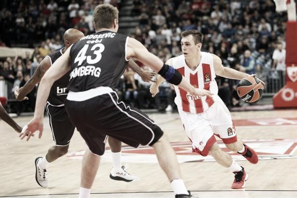 Radicevic, Stella Rossa. Fonte foto: http://www.euroleague.net 