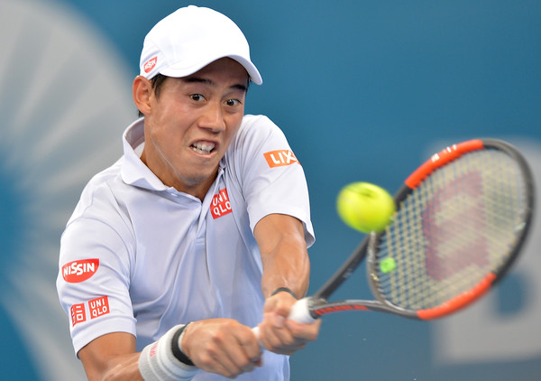 Nishikori will be looking to reach his first final in Brisbane (Photo by Bradley Kanaris / Getty Images)