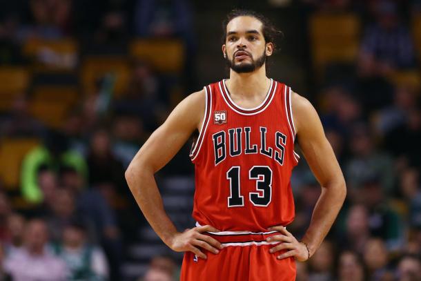 Joakim Noah was visibly frustrated with his role a Chicago Bull and is on his way out of the Windy City. Photo:Maddie Meyer/Getty Images North America