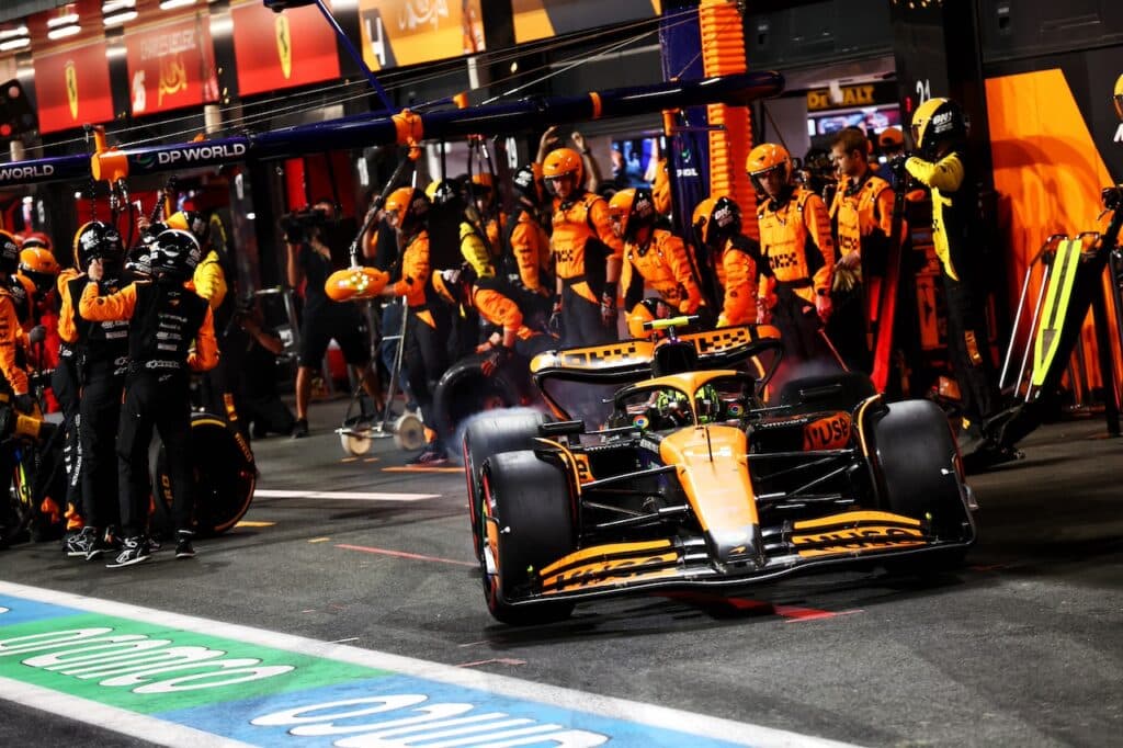 Norris en su McLaren | Foto: Motorionline
