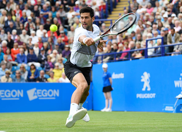 Djokovic showcased brilliance in some parts of the match (Photo by Mike Hewitt / Getty)