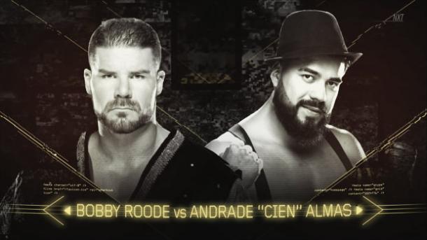 Will Bobby Roode be 'Glorious' Over Andrade Almas? (image:thenxtrevolution.wordpress.com)