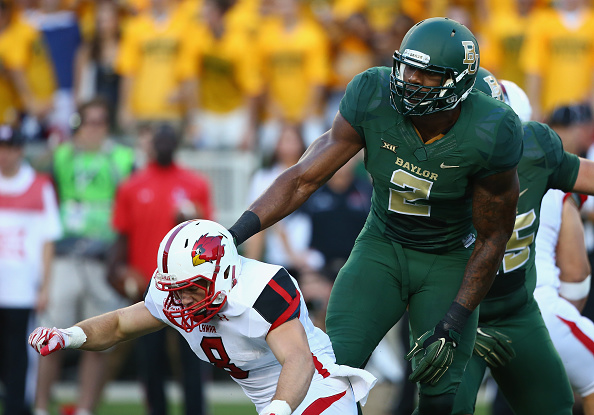 Shawn Oakman was one of several players convicted of sexual assault under Art Briles' watch. 