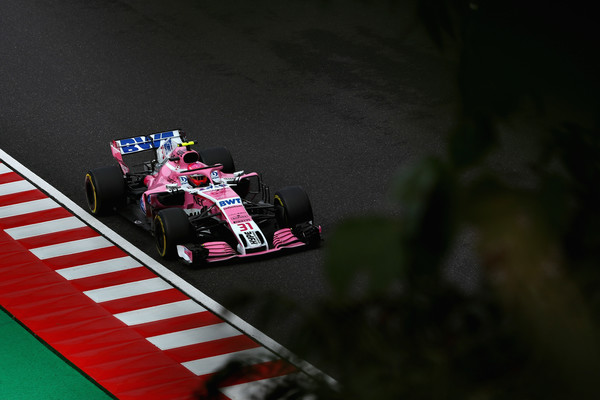 Esteban Ocon durante la sesión de clasificación en Suzuka | Fuente: Getty Images