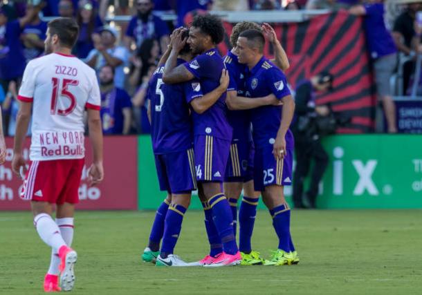 Orlando City celebrating goal. | Photo: Icon Sportswire via Getty Images