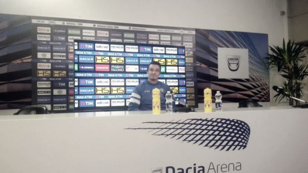 Oddo in conferenza stampa - Foto Udinese 