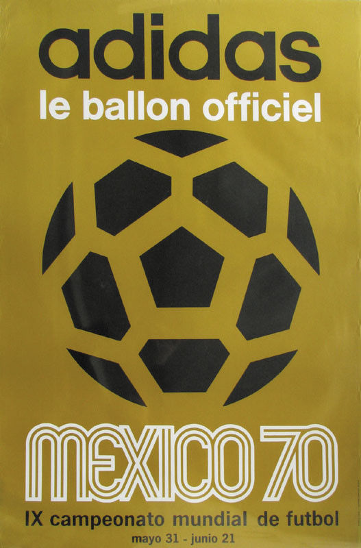 Poster Oficial de la Copa del Mundo, México 1970