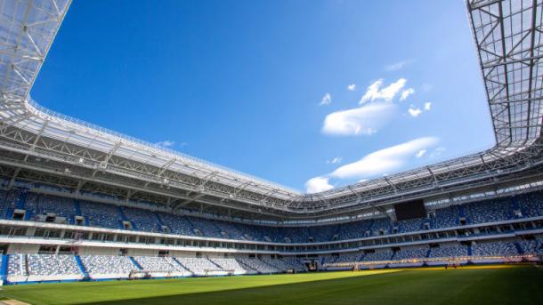 El estadio de Kalingrado acogerá el encuentro entre Bélgica e Inglaterra. Fuente: FIFA.