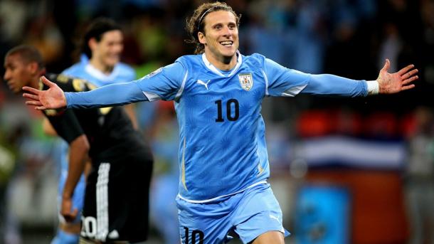 Diego Fórlan comandou uma seleção empolgante | Foto: Getty Images