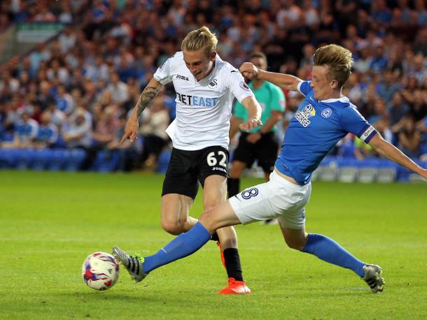 Man of the match McBurnie finds a yard and curls one in to the far post. | Image credit: Getty Images