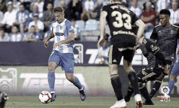 Ontiveros conduciendo el esférico | Fotografía: La Liga