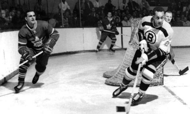 Willie O'Ree played 45 games with the Boston Bruins over parts of two seasons. (Photo: NHL.com)