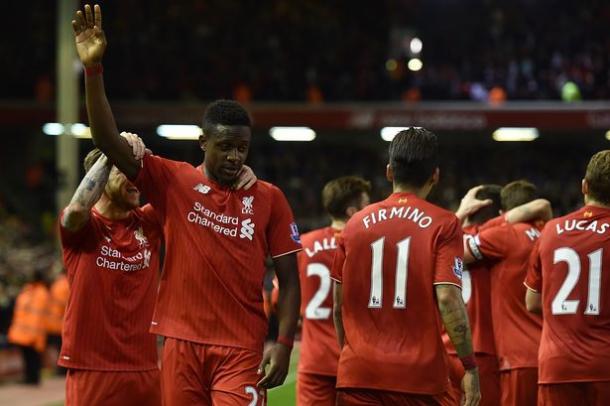 Origi scored against Everton shortly before getting injured (photo: Getty Images)