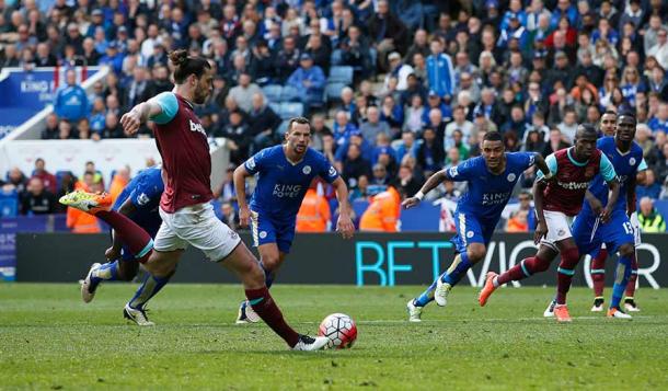 Carroll empató desde el punto de penalti. Foto: Premier League