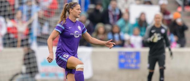 Laura Alleway in action for the Pride | Source: Orlando City SC