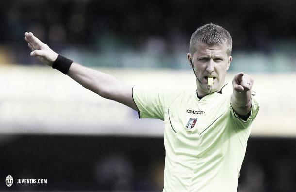 Orsato, árbitro italiano. Foto; Juventus.