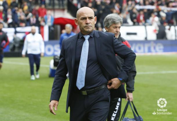 Jémez antes de un encuentro. Fotografía: La Liga