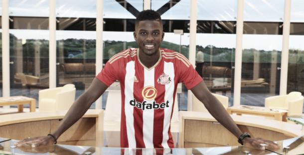 Papy Djilobodji became Moyes' first signing as Sunderland manager in August. (Photo: Sunderland AFC)